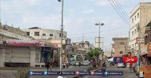 الشارع الرئيسي في مدينة جاسم في الريف الشمالي من محافظة درعا