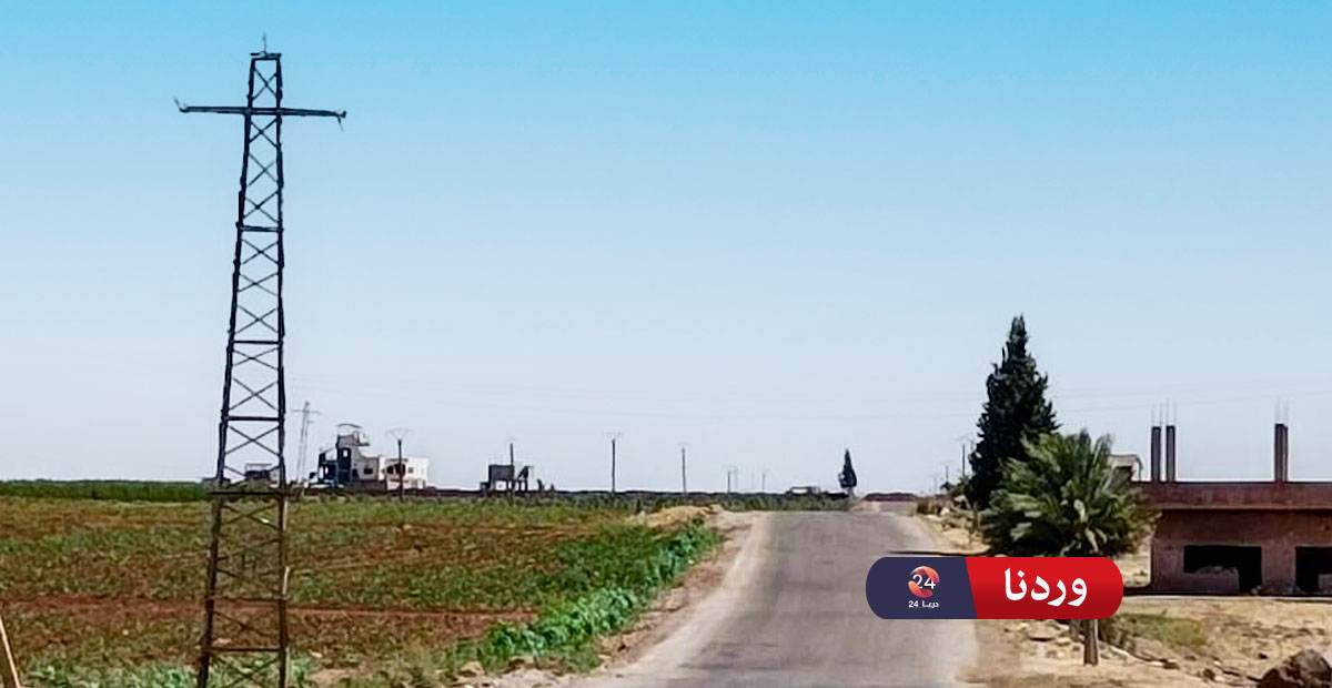 السهول المحيطة بمدينة طفس في ريف محافظة درعا الغربي