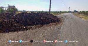 حفرة على طريق مدينة طفس ـ الأشعري في ريف المحافظة الغربي، تتسبب في حادثين مروريين.