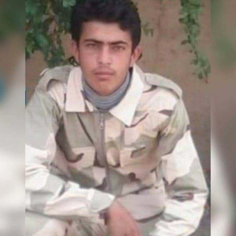 صورة الشاب إسماعيل السبسبي قبل مقتله