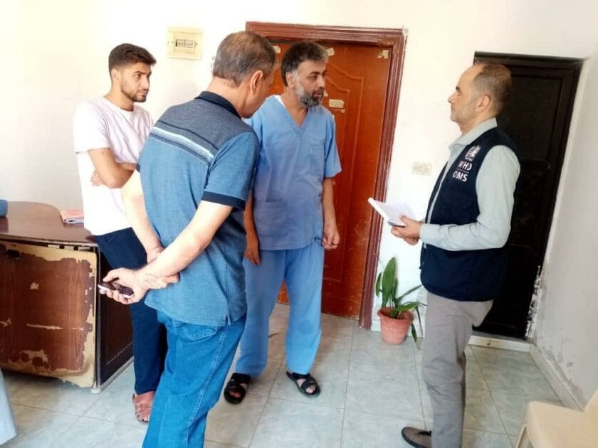 تلوث مياه الشرب تهدد حياة سكان ناحية الشجرة 51 من زيارة وفد مديرية الصحة ومنسق الصحة العالمية في المحافظة لناحية الشجرة.