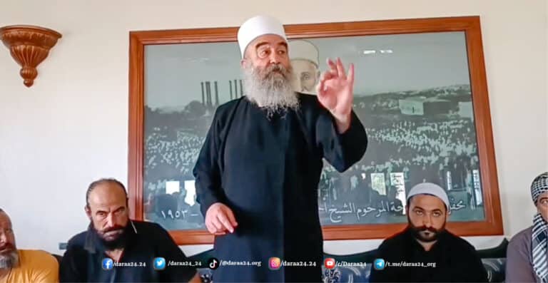 جرحى في السويداء ولقاء متظاهرين للشيخ "الهجري"