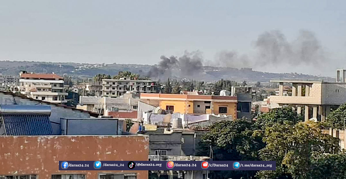 من القصف الإسرائيلي على مدينة حماة