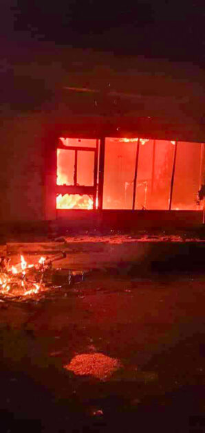 أثار حرق المنازل جراء الخلاف بين عائلتين من أل العمار وأل شباط في بلدة نمر في الريف الشمالي 2