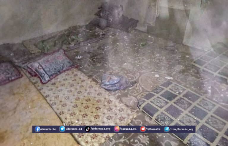 استهداف منزل في مدينة جاسم شمالي درعا