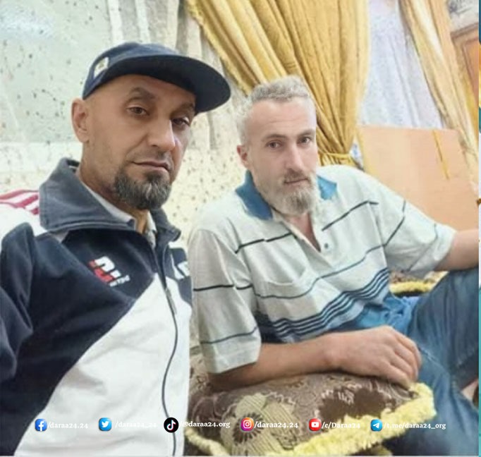 الشابان فرزات الحلقي وخليل الحلقي من مدينة جاسم في الريف الشمالي من محافظة درعا