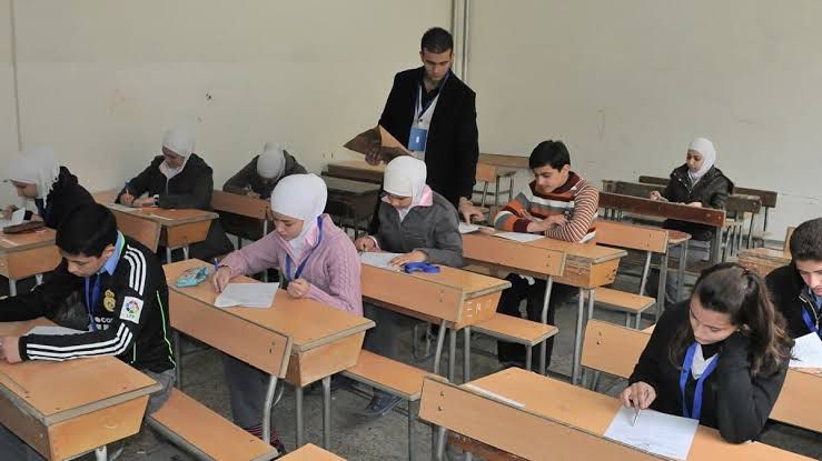 قاعة امتحانية في محافظة درعا