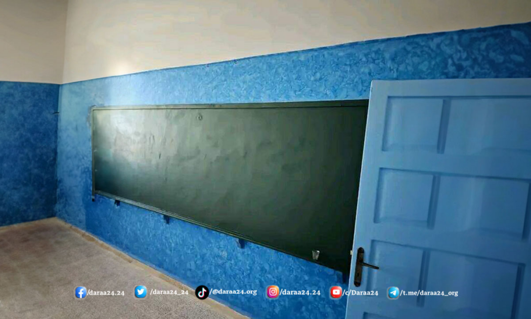 تجهيز مدرسة برمو في مدينة طفس 3