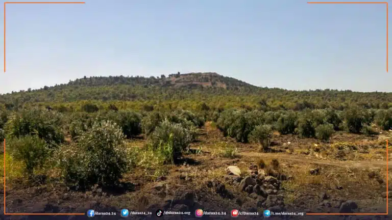 تل الجابية غرب مدينة نوى في الريف الغربي من محافظة درعا