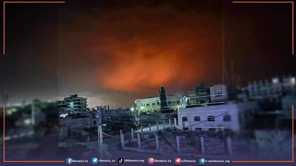 قصف إسرائلي للعاصمة دمشق