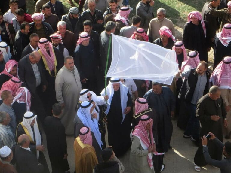 من الصلح العشائري في مدينة جاسم