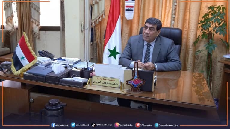 الدكتور بسام سويدان، مدير صحة درعا