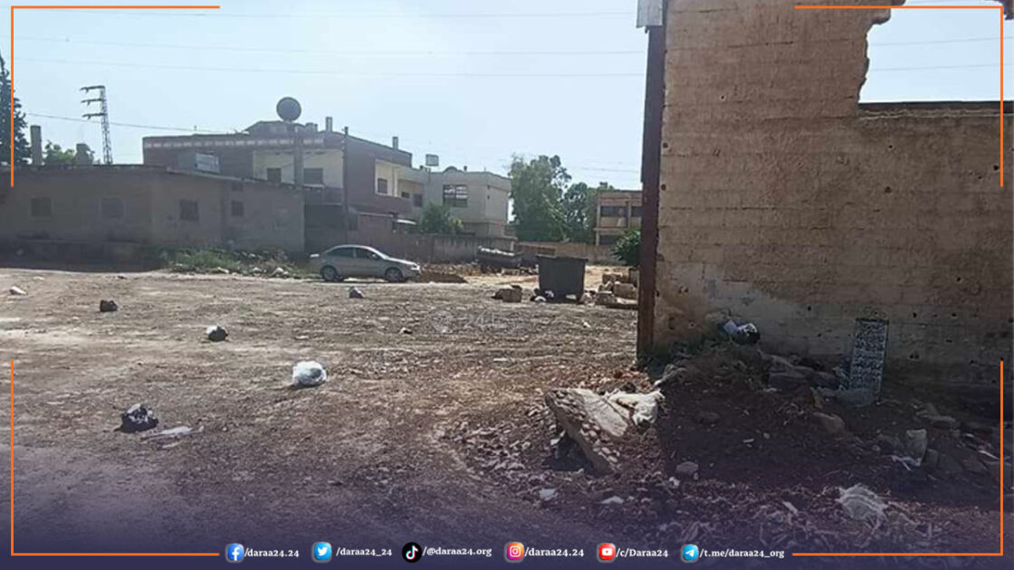 تنظيف النفايات من قبل بلدية داعل بعد منشور درعا 24 4