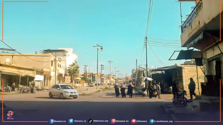 مدينة طفس في الريف الغربي من محافظة درعا