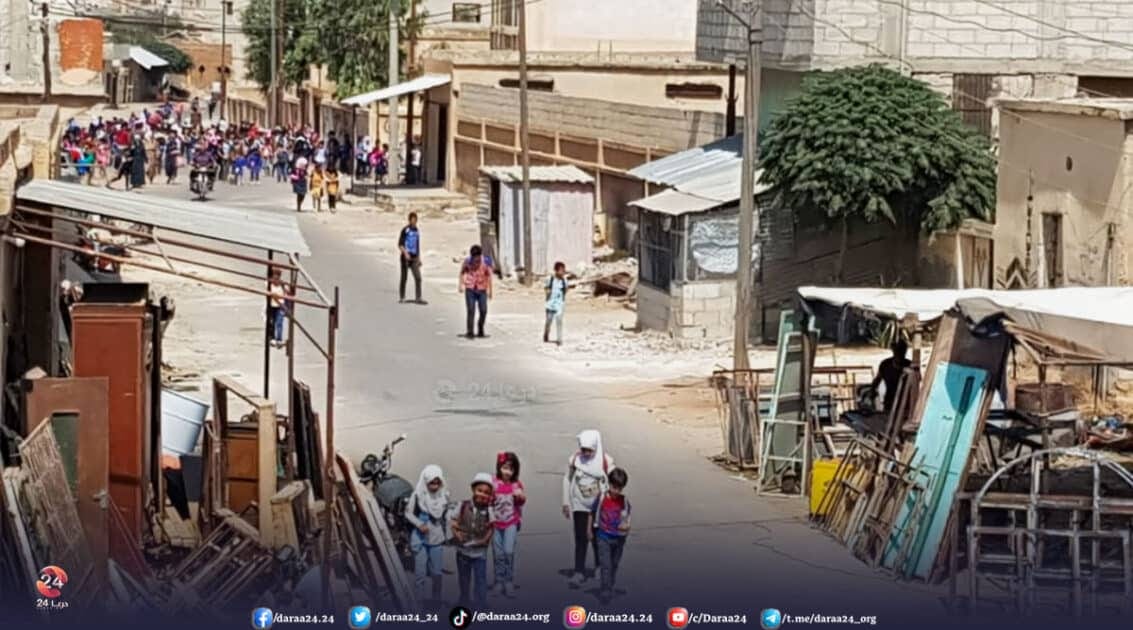 التعليم في درعا انتكاسة بعد الصدارة، من بلدة معربة في الريف الشرقي