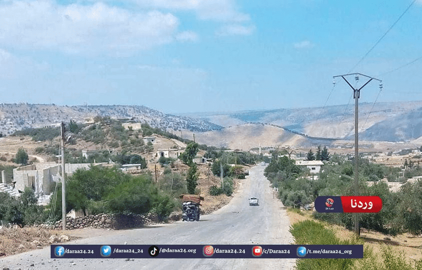 قرية كويا في منطقة حوض اليرموك في ريف محافظة درعا الغربي