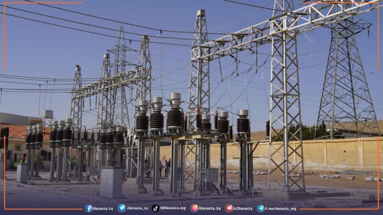 افتتاح محطة تحويل كهرباء في بلدة غباغب