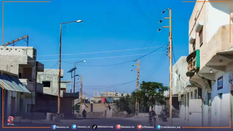 بلدة معربة في ريف محافظة درعا الشرقي