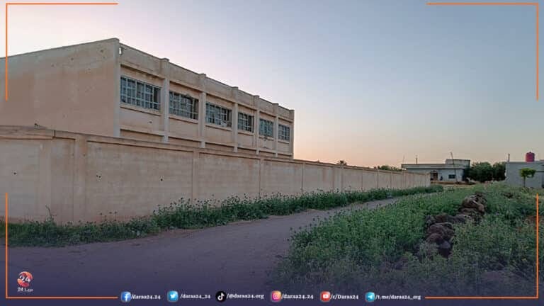 مدرسة في ريف محافظة درعا الشرقي