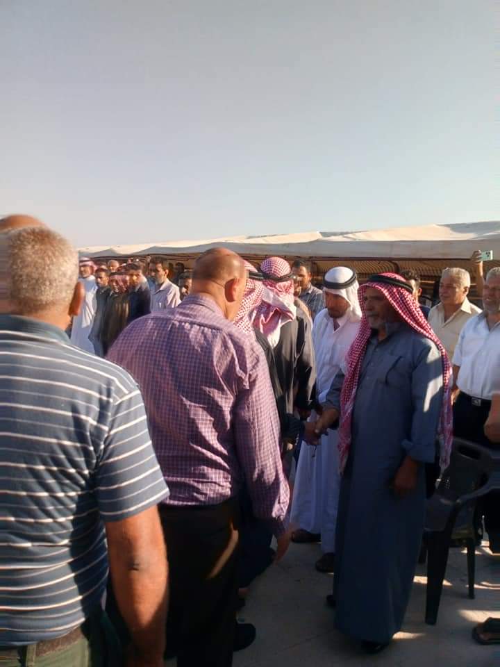 صلح بين آل النزال والحمدان في سياق حادثة مقتل اليافع "عمر خليل النزال".