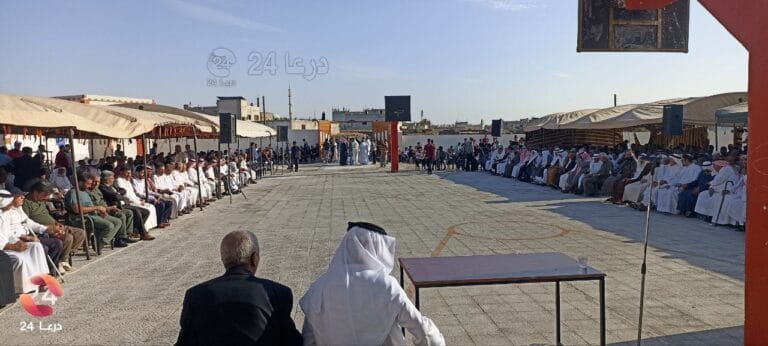 صلح بين آل المراد والكلش في بلدة معربة