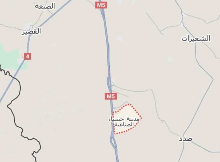 منطقة حسياء الصناعية في ريف حمص الجنوبي