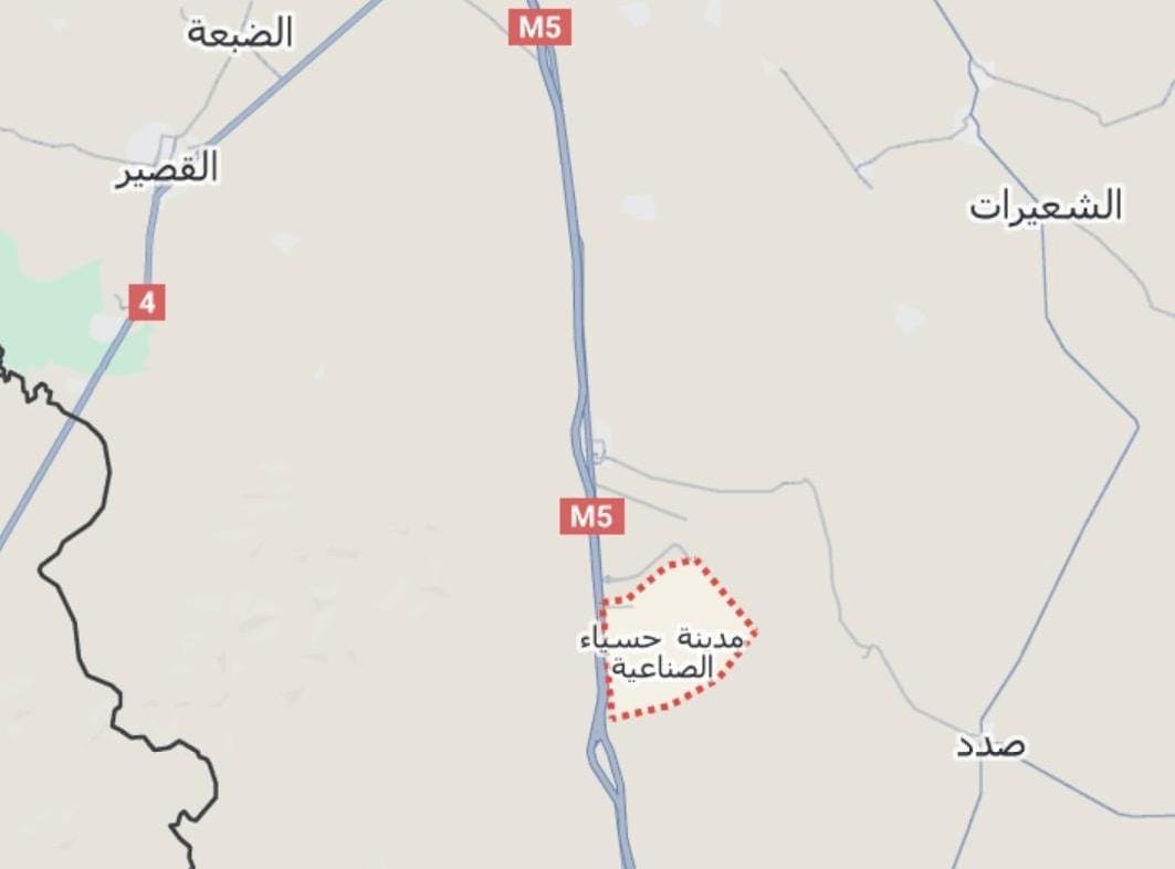 منطقة حسياء الصناعية في ريف حمص الجنوبي