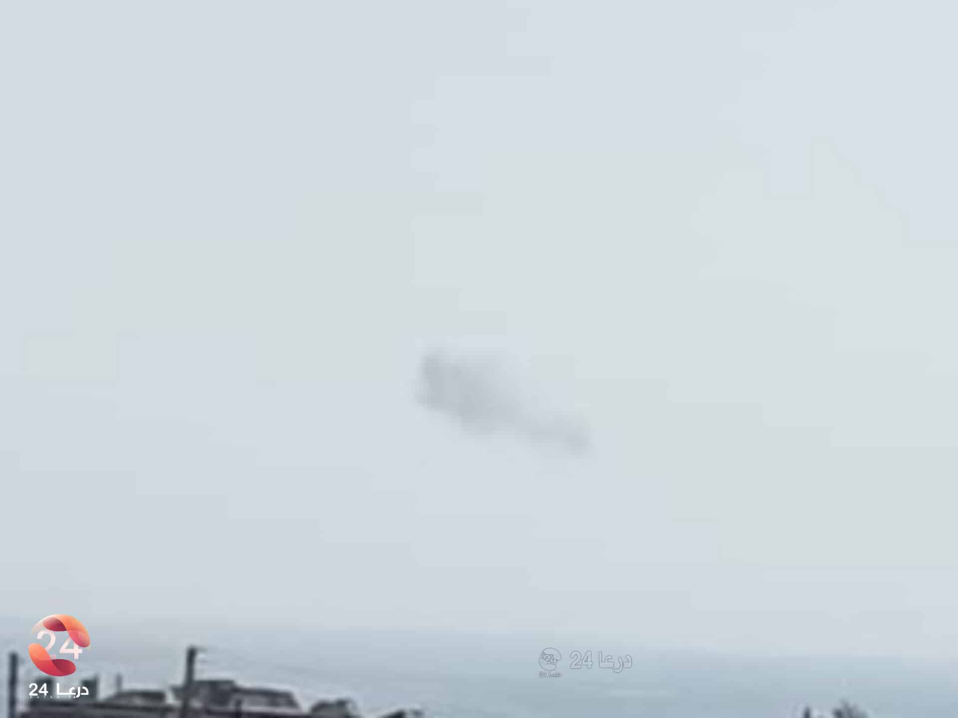 من سماء منطقة حوض اليرموك قبل قليل