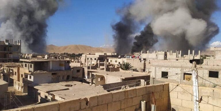قتلى وجرحى جراء قصف إسرائيلي استهدف وسط سوريا