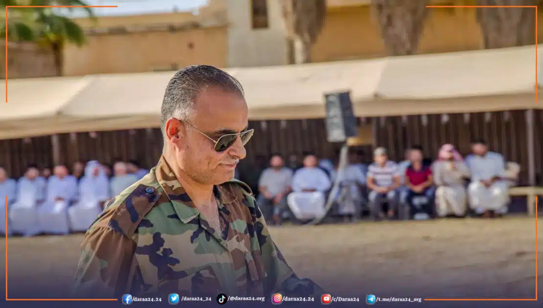 العقيد نسيم أبو عرة المسؤول العسكري في اللواء الثامن