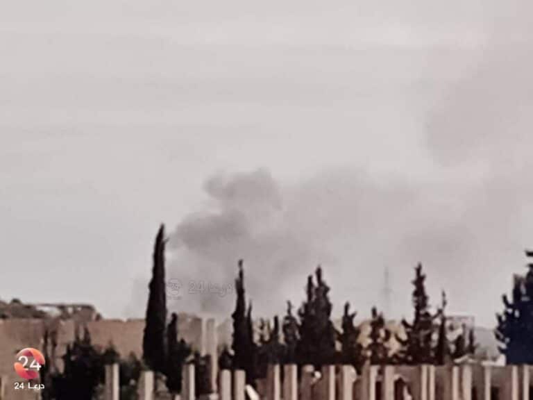 انفجار في محيط مدينة إزرع