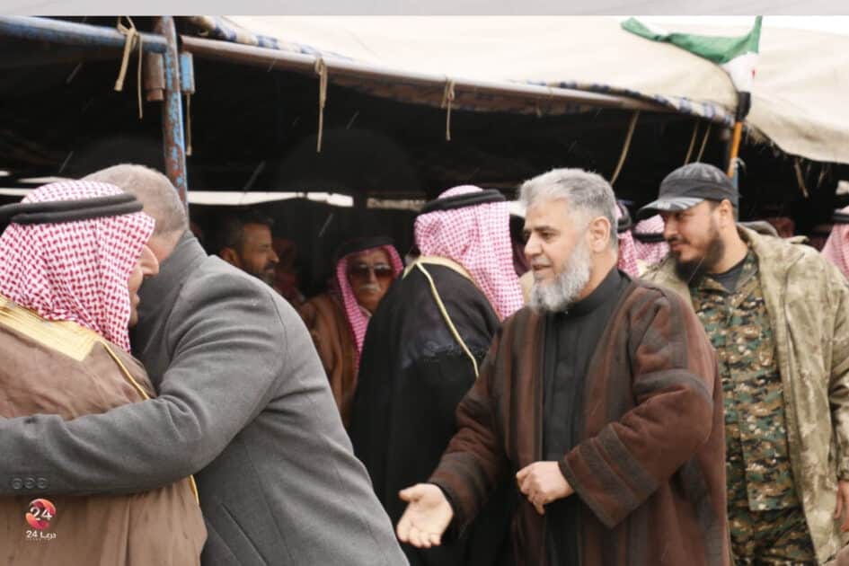 جتماع في منطقة اللجاة يؤكد دعم الإدارة السورية الجديدة 2