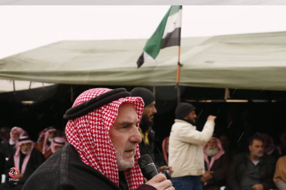 جتماع في منطقة اللجاة يؤكد دعم الإدارة السورية الجديدة 3