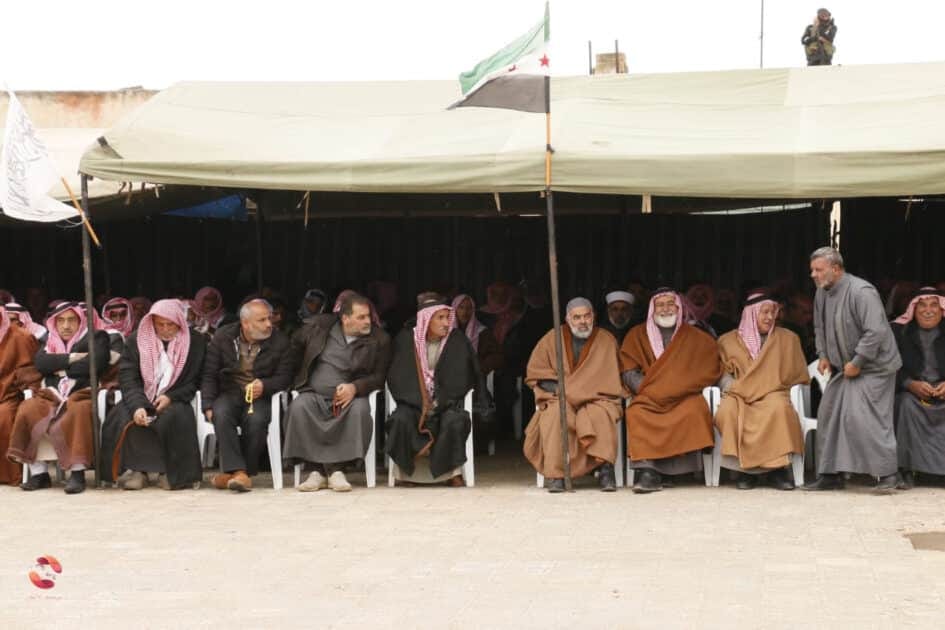 جتماع في منطقة اللجاة يؤكد دعم الإدارة السورية الجديدة 9