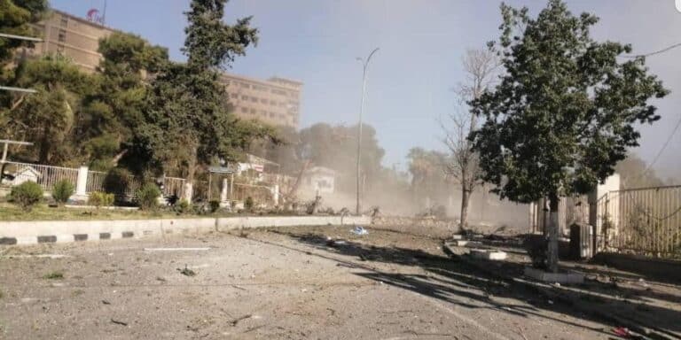 ساحة الجامعة في مدينة حلب