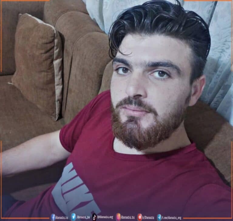 الشاب "راشد أكرم الحريري" من قرية الصورة في الريف الشرقي من محافظة درعا