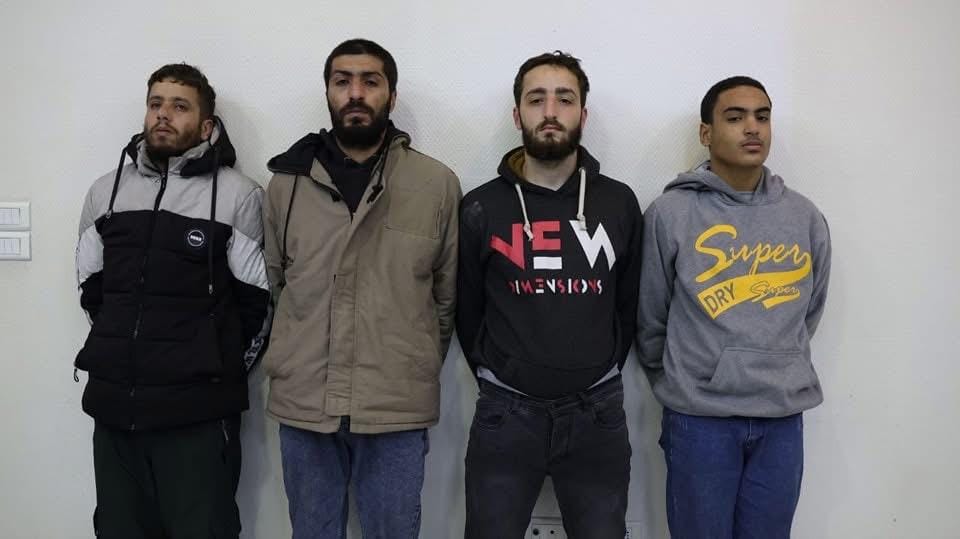 الأشخاص المتورطون الذين تم اعتقالهم