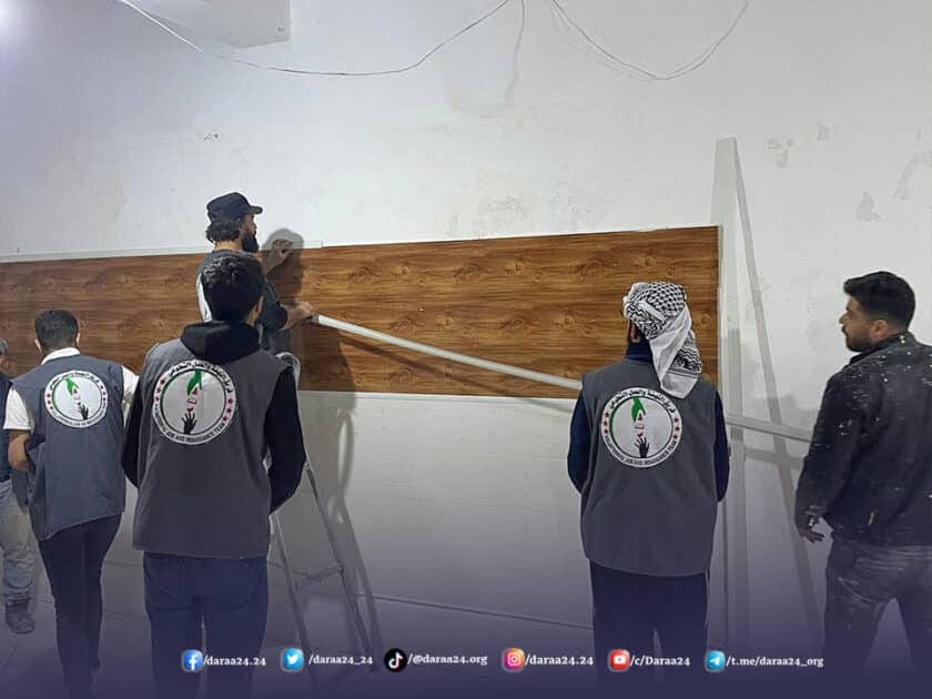 فريق النهضة التطوعي في مدينة الحارة
