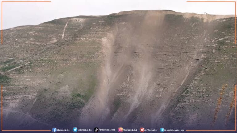 تحصينات الاحتلال الإسرائيلي وللطريق المؤدي إلى ثكنة الجزيرة