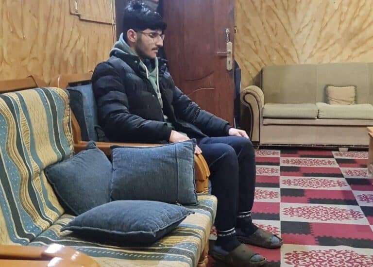 الشاب"إيفان فراز سليمان" الذي كان مُختطفاً في محيط مدينة جاسم في ريف درعا الشمالي.