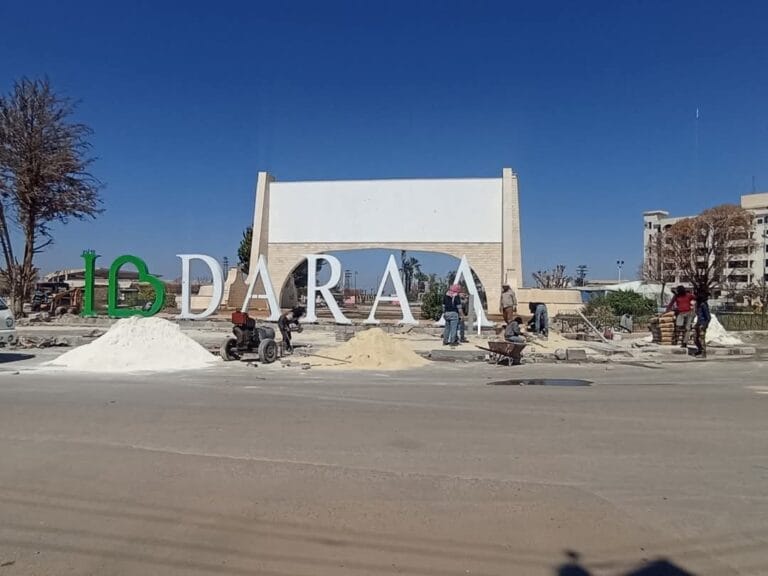 دوار البانوراما أثناء عمليات الترميم والتنظيف