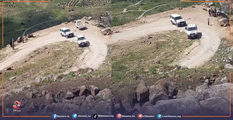 سارتان لوفد الامم المتحدة في وادي اليرموك