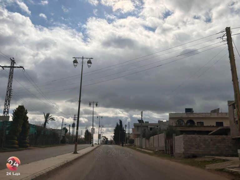 بلدة اليادودة غربي درعا