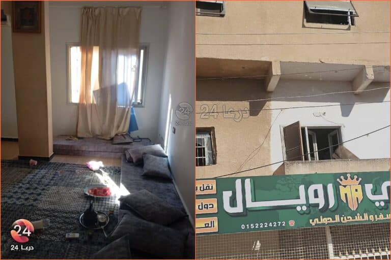 من الأضرار التي سببها القصف الإسرائيلي في درعا