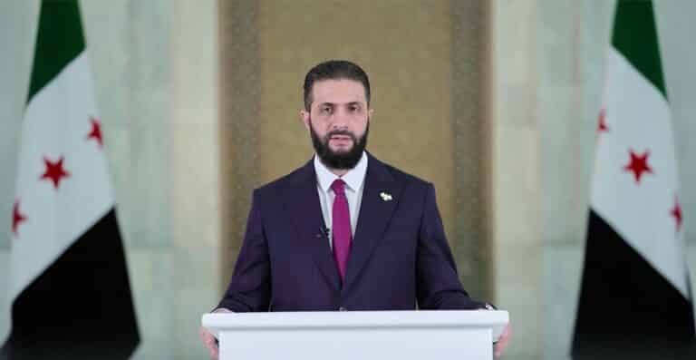 الرئيس أحمد الشرع