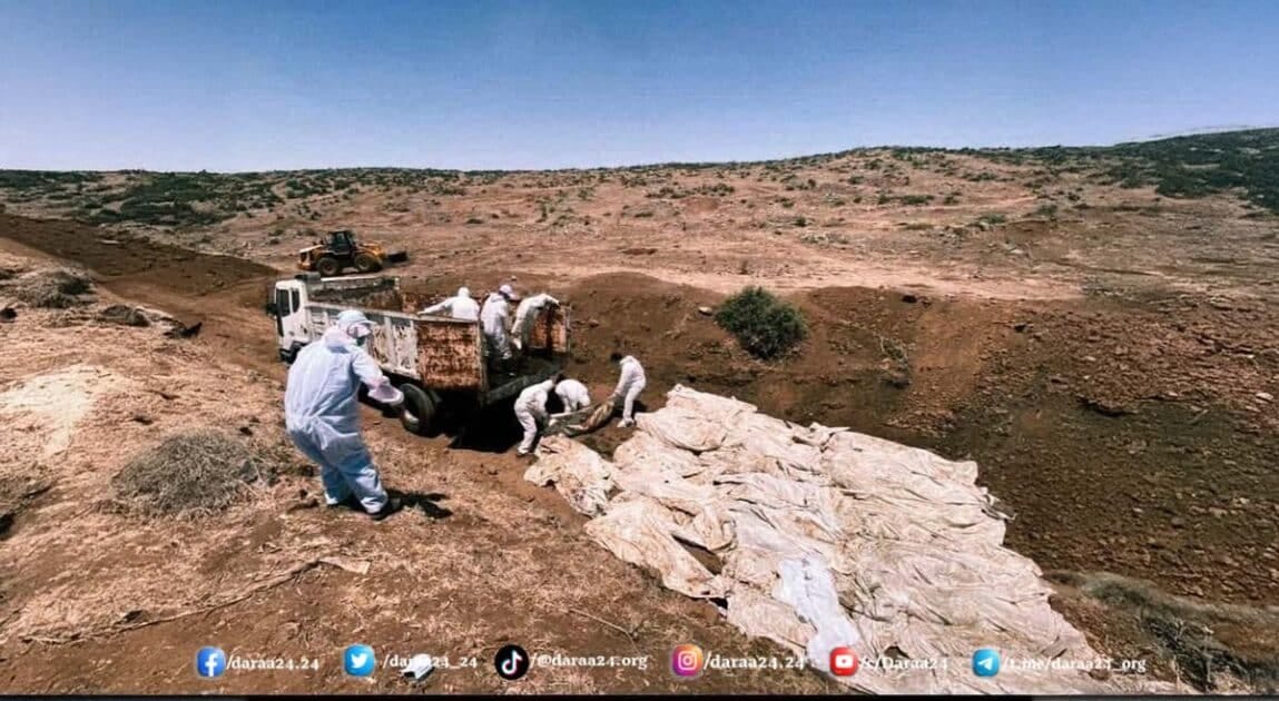 دفن جماعي في السويداء يثير تساؤلات قانونية وأخلاقية