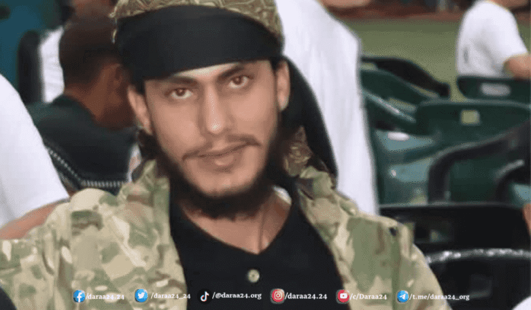 الشاب محمد أسعد الحارص الحريري من بلدة بصر الحرير