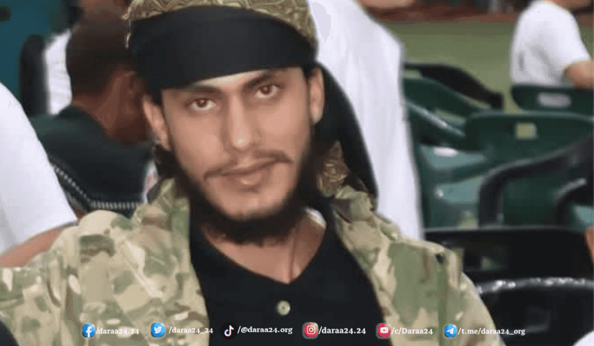 الشاب محمد أسعد الحارص الحريري من بلدة بصر الحرير