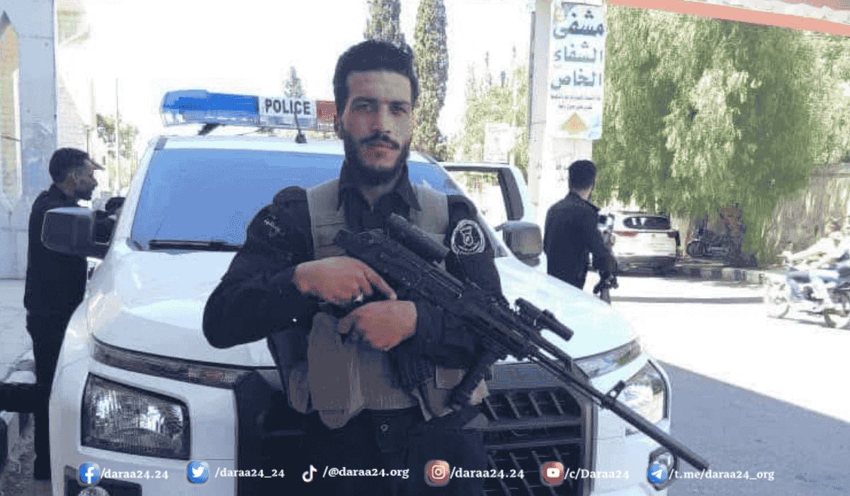 الشاب أحمد مجد المصري، من بلدة عتمان بريف درعا