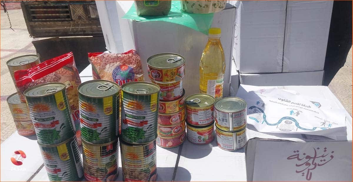 استمرار حملة “إغاثة الجنوب” في درعا: توزيع مساعدات غذائية ونظافة في جباب وخبب والمسمية